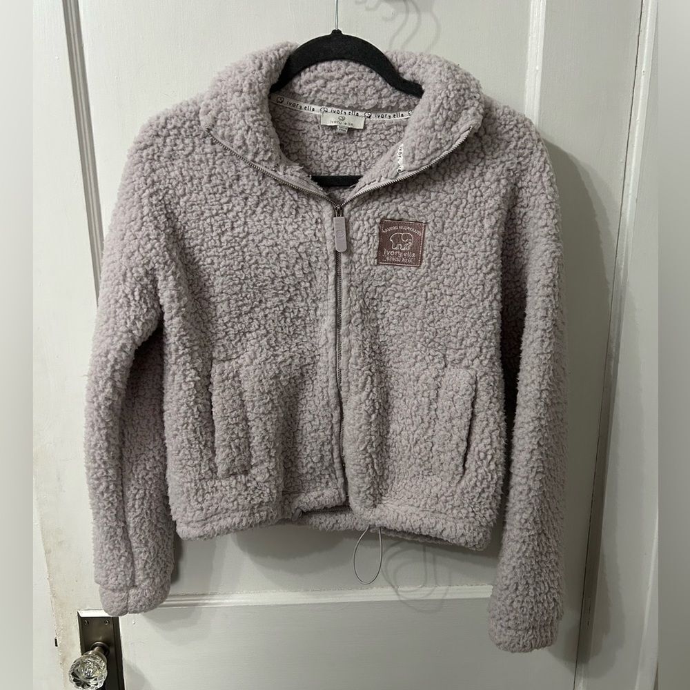 Ivory Ella Sherpa Jacket